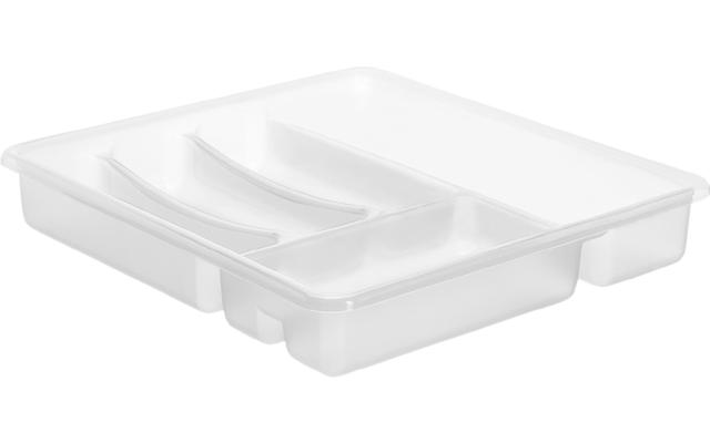 Rotho Basic cutlery tray 6 compartments transparent