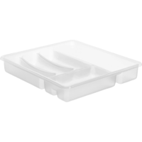 Rotho Basic Besteckkasten 6 Fächer transparent