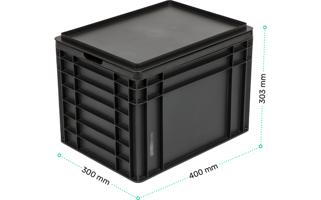 Produktbild Trobolo BilaBox Trenntoilette im Eurobox Format 30,3 x 40 x 30 cm 1