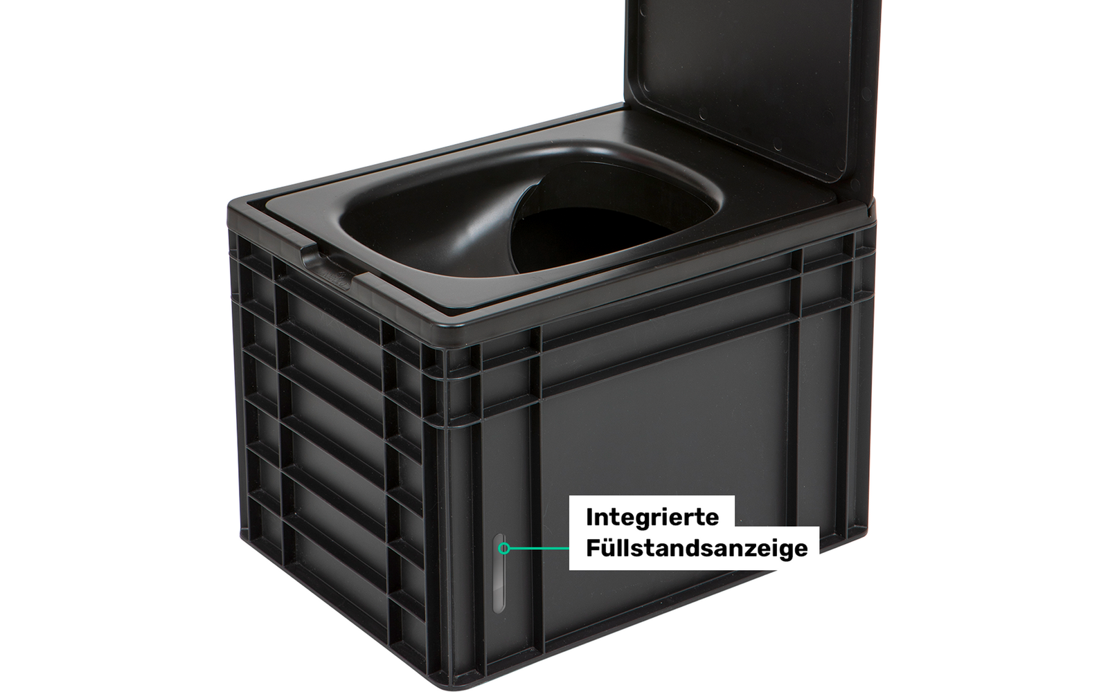 Produktbild Trobolo BilaBox Trenntoilette im Eurobox Format 30,3 x 40 x 30 cm 1