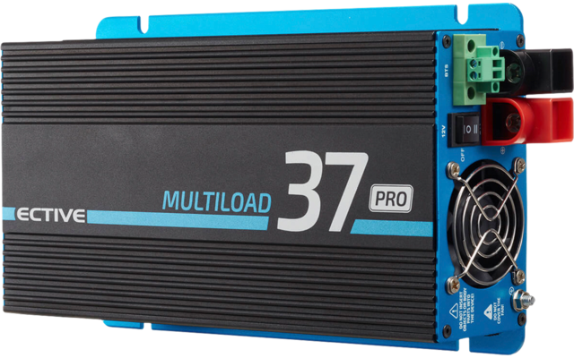 ECTIVE Multiload 37 Pro Cargador de baterías de 3 etapas 37,5 A 12 V / 18,75 A 24 V