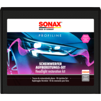 Sonax Profiline Scheinwerfer-Aufbereitungsset Kunststoff-Scheinwerfer 8 teilig