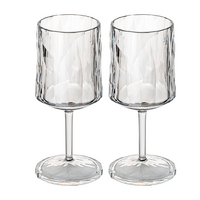 Koziol Club No. 21 super glazen drinkglas set van 2 250 ml
