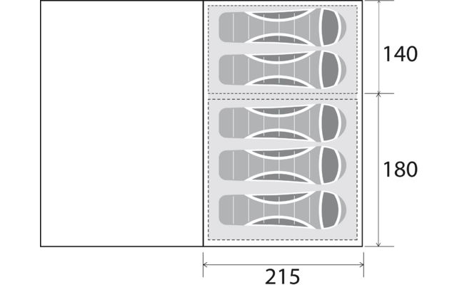 Produktbild Brunner Arqus Outdoor 5 Tunnelzelt f&uuml;r 5 Personen 1