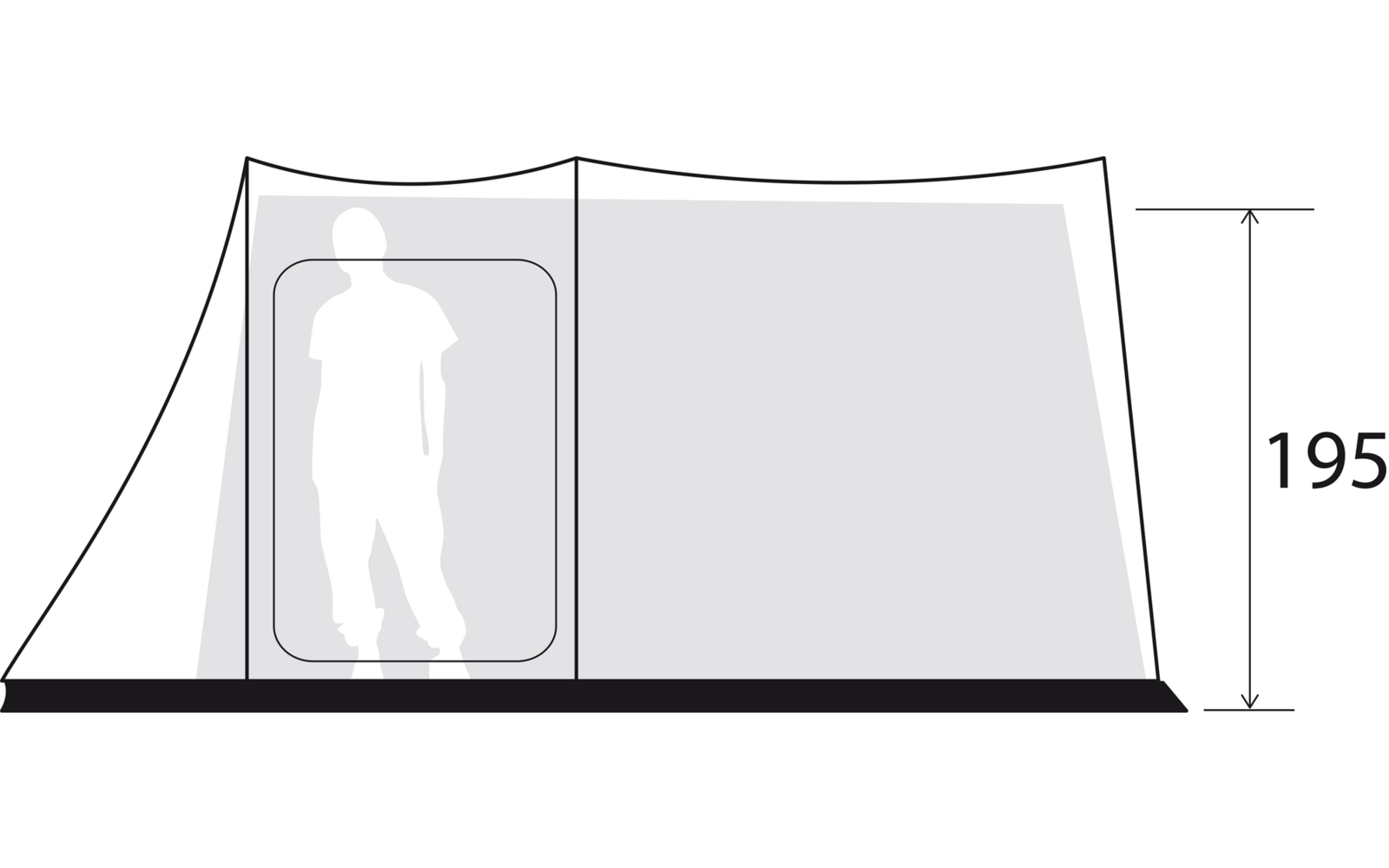 Produktbild Brunner Arqus Outdoor 5 Tunnelzelt f&uuml;r 5 Personen 1