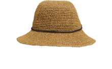 P.A.C Lilen Bucket dames strohoed