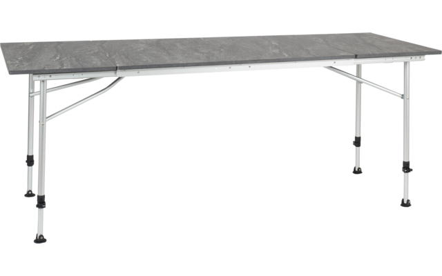 Travellife Sorrento uitschuifbare tafel donkergrijs 100/140/180cm