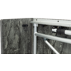 Travellife Sorrento extendable table dark gray 100/140/180cm