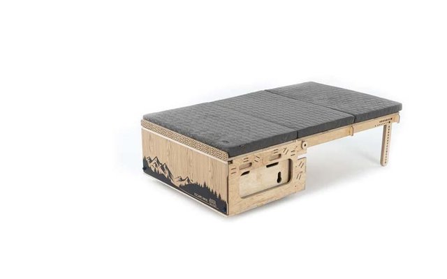 Tavolo/letto pieghevole Escape Vans Land Box M Standard