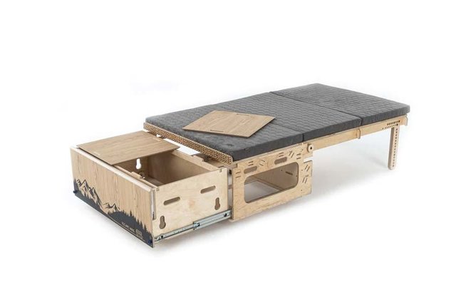 Escape Vans Land Box M Estándar plegable mesa / caja de la cama