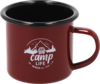 Camplife Emaille Becher 330 ml bordeaux