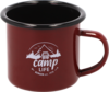 Camplife Emaille Becher 330 ml bordeaux