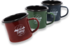 Camplife Emaille Becher 330 ml bordeaux