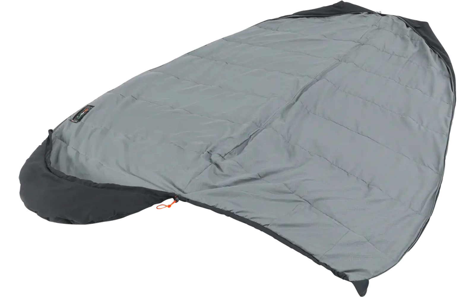 Grauer Fahrradsattelbezug aus wasserabweisendem Material