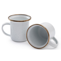 Barebones espresso cup set of 2 egg shell
