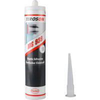 Henkel Teroson MS 939 Lijm en afdichtmiddel voor elastische verlijming 290 ml wit