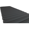 Schwarze Luftmatratze mit Längsrillen