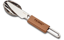 778479 - Primus CampFire Campingbesteck aus 18/8 Edelstahl 3 teilig inklusive Lederetui