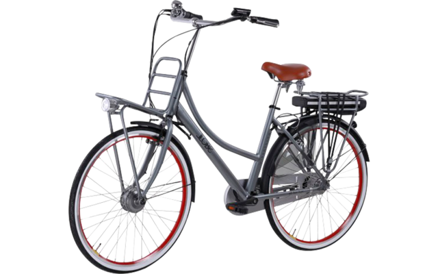 Llobe Rosendaal 3 Lady City E-Bike 28 inch grijs 13 Ah