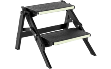 778680 - Brunner Ruckstep Black Fluo opstapje met antislip en zwarte fluorescerende strepen