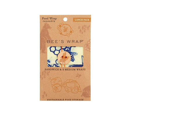 Bees Wrap Bienenwachstuch Lunchpack Bees and Bears 