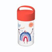 Koziol Buddy Snack Trinkflasche / Snackpot 500 ml organic red dreams 