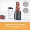 Petite image du produit Severin SM 3743 Smoothie Mixer 320 W mit 2 Mix & Go Bechern 600 ml 1