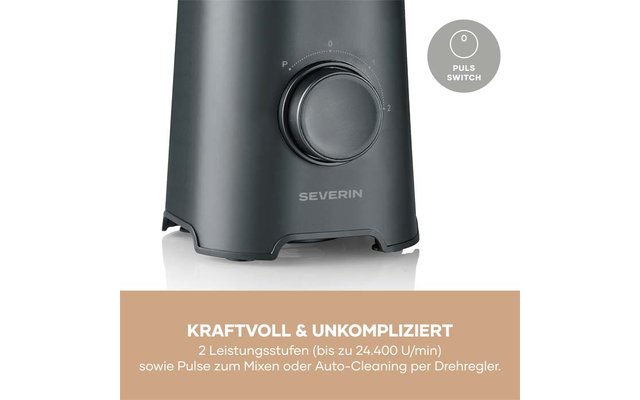 Image du produit Severin SM 3743 Smoothie Mixer 320 W mit 2 Mix & Go Bechern 600 ml 1