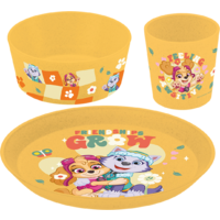 Koziol Connect Paw Patrol servies 3-delig organic yellow