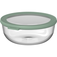 Mepal Cirqula Frischhaltedose aus Borosilikatglas mit luftdichtem Deckel 1250 ml nordic saga