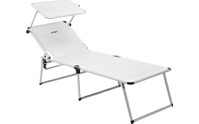 Produktbild Brunner Malibu High Sonnenliege mit Sonnenschutz klappbar 195,5 x 62 x 48 cm 1