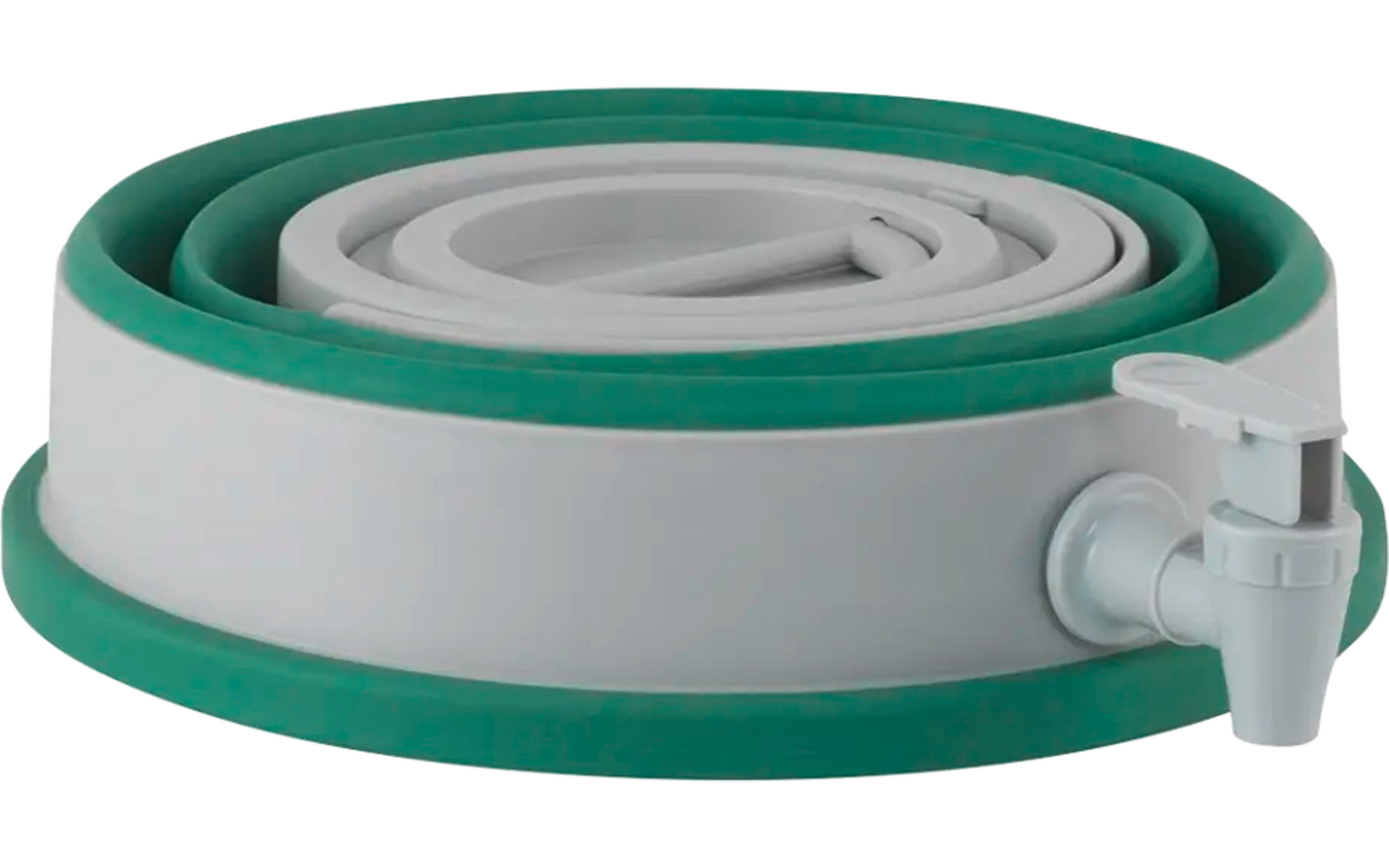 Distributeur de boisson blanc et vert avec robinet