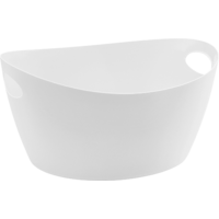 Koziol Bottichelli L Mehrzweckkorb 15 Liter recycled white