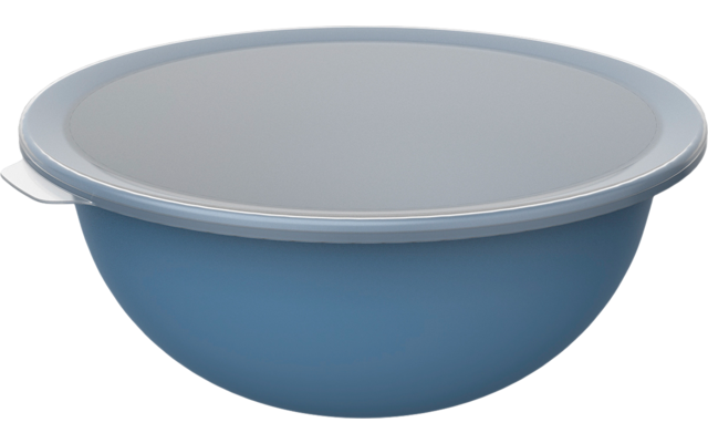 Rotho Caruba saladier avec couvercle 4,8 litres bleu horizon