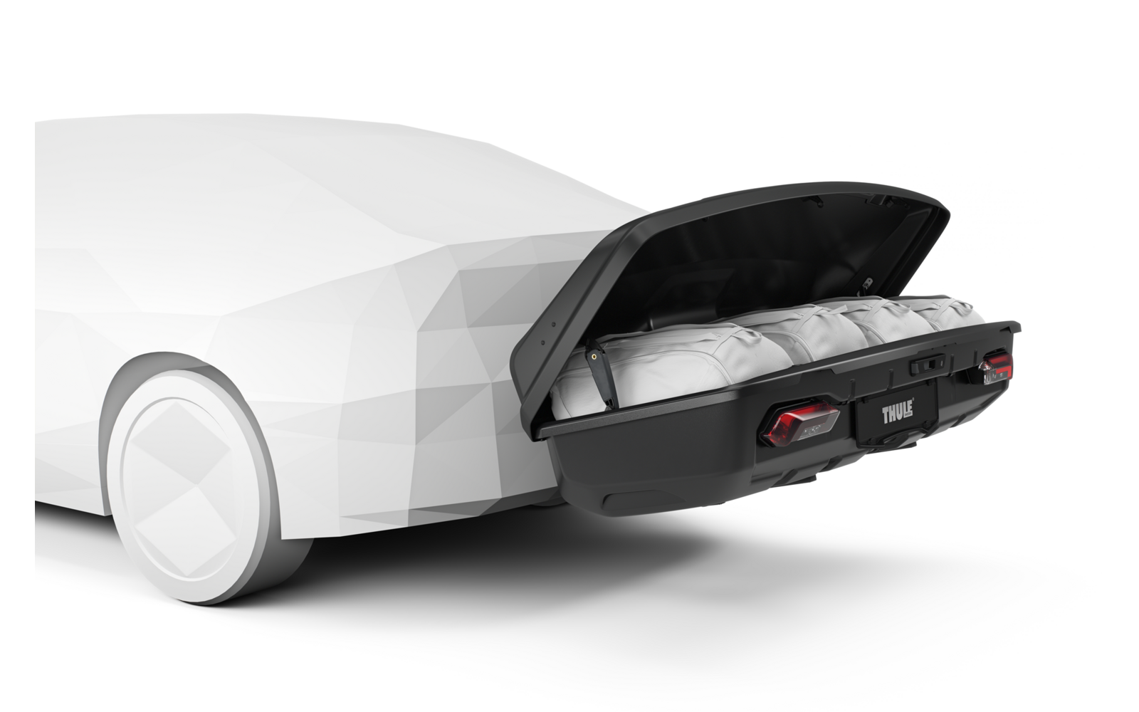 Image du produit Coffre de transport arri&egrave;re pour attelage de remorque Arcos Box Thule 1