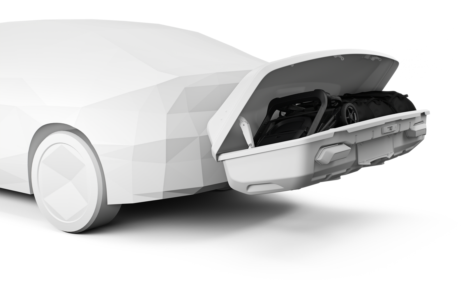 Image du produit Coffre de transport arri&egrave;re pour attelage de remorque Arcos Box Thule 1