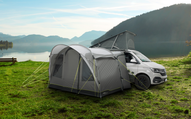 Product image Outwell inflatable bus awning Santa Monica Air dark gray 1