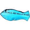 Beadbags Fisch Geldbörse hellblau