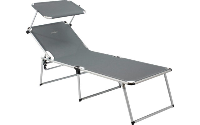 Produktbild Brunner Malibu High Sonnenliege mit Sonnenschutz klappbar 195,5 x 62 x 48 cm 1