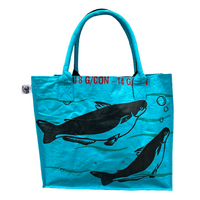 Beadbags Einfache Einkaufstasche hellblau