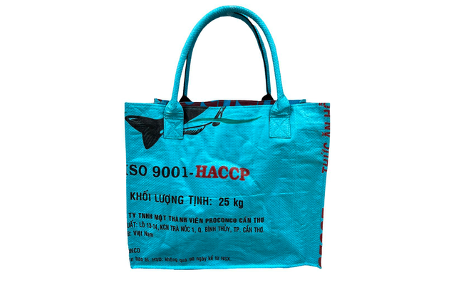 Beadbags Simple shopping bag light blue