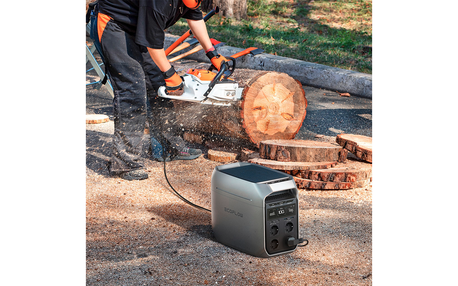 Produktbild EcoFlow Delta 3 Tragbare Powerstation 1 kWh 1.800 W 1