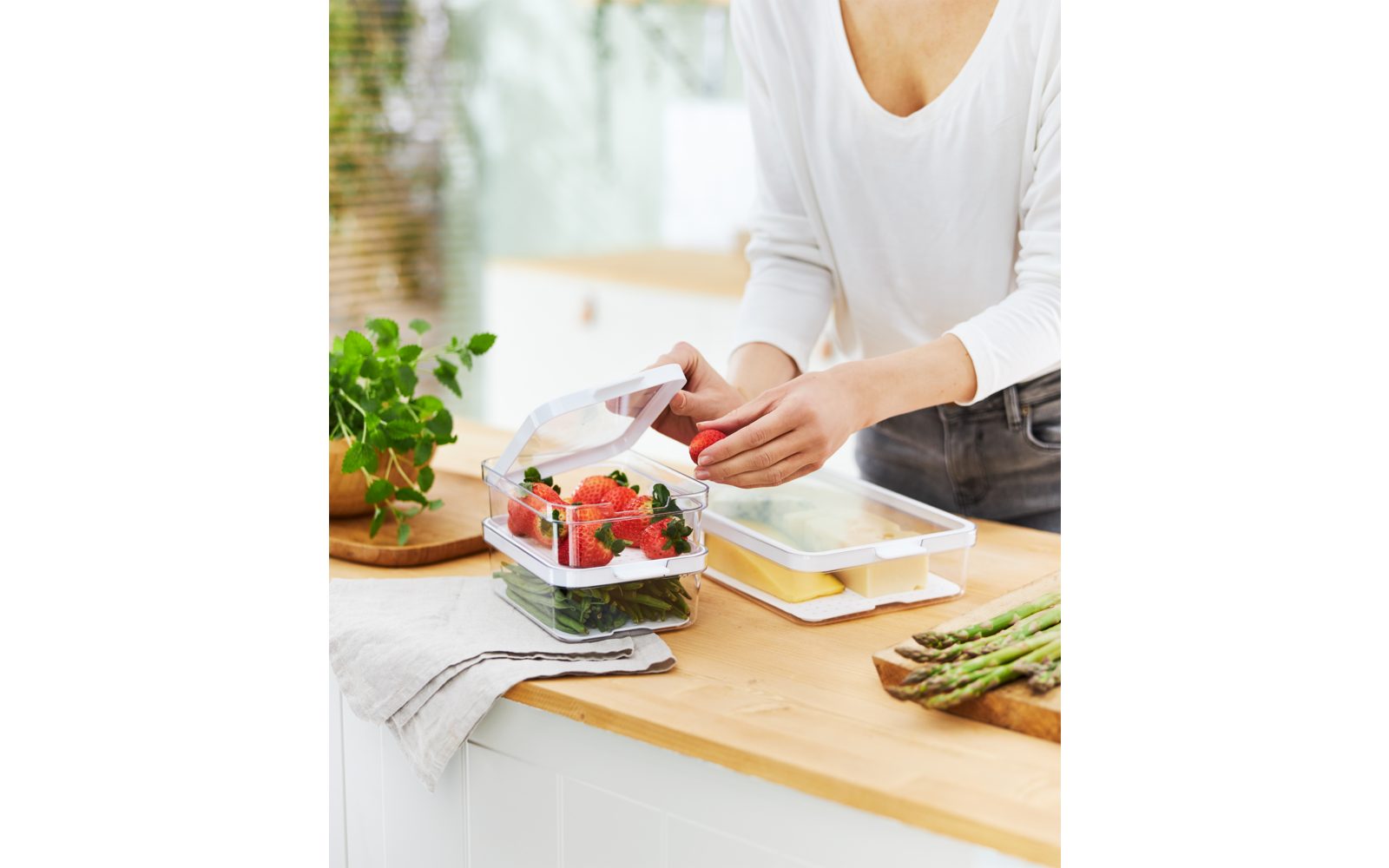 Produktbild Rotho Cauma K&uuml;hlschrankorganizer Set  1