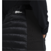 Person von hinten mit schwarzer Jacke und gepolstertem Mantel