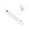 Hama Steckdosenleiste 5 fach mit USB-C / USB-A Buchse / Power Delievery / Quick Charge