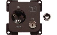 Inprojal System 10.000 Kombi Steckdose 12V mit TV