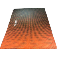 Tambu Kambala kampeerdeken Gerecycled polyester met ge&iuml;ntegreerde pakzak 203 x 145 cm