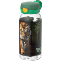 Mepal Campus Kinder-Trinkflasche mit Klappdeckel auslaufsicher 600 ml Wild Tiger