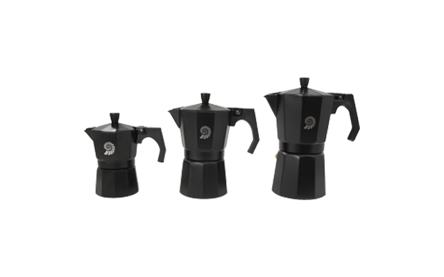 Origin Outdoors Espresso Maker Bellanapoli 6 Tazas Negro