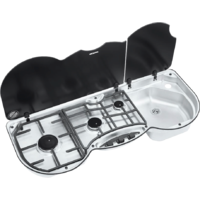 Thetford Serie 353 Kombinationseinheit Brenner und Sp&uuml;lbecken Rechts